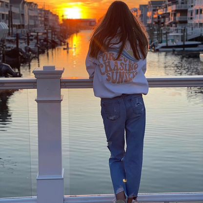 Forever Chasing Sunsets Hoodie.