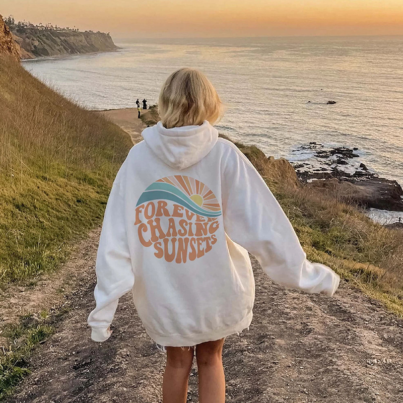Forever Chasing Sunsets Hoodie.