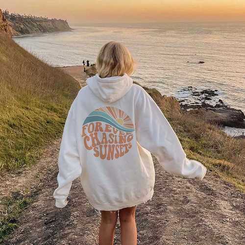 Forever Chasing Sunsets Hoodie.