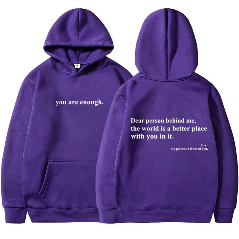 You Are Enough Hoodie.